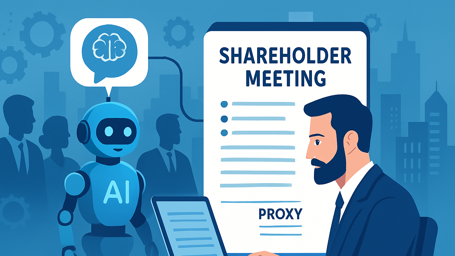 You can automate the creation of draft notices from structured inputs like board minutes, resolutions, and corporate calendars