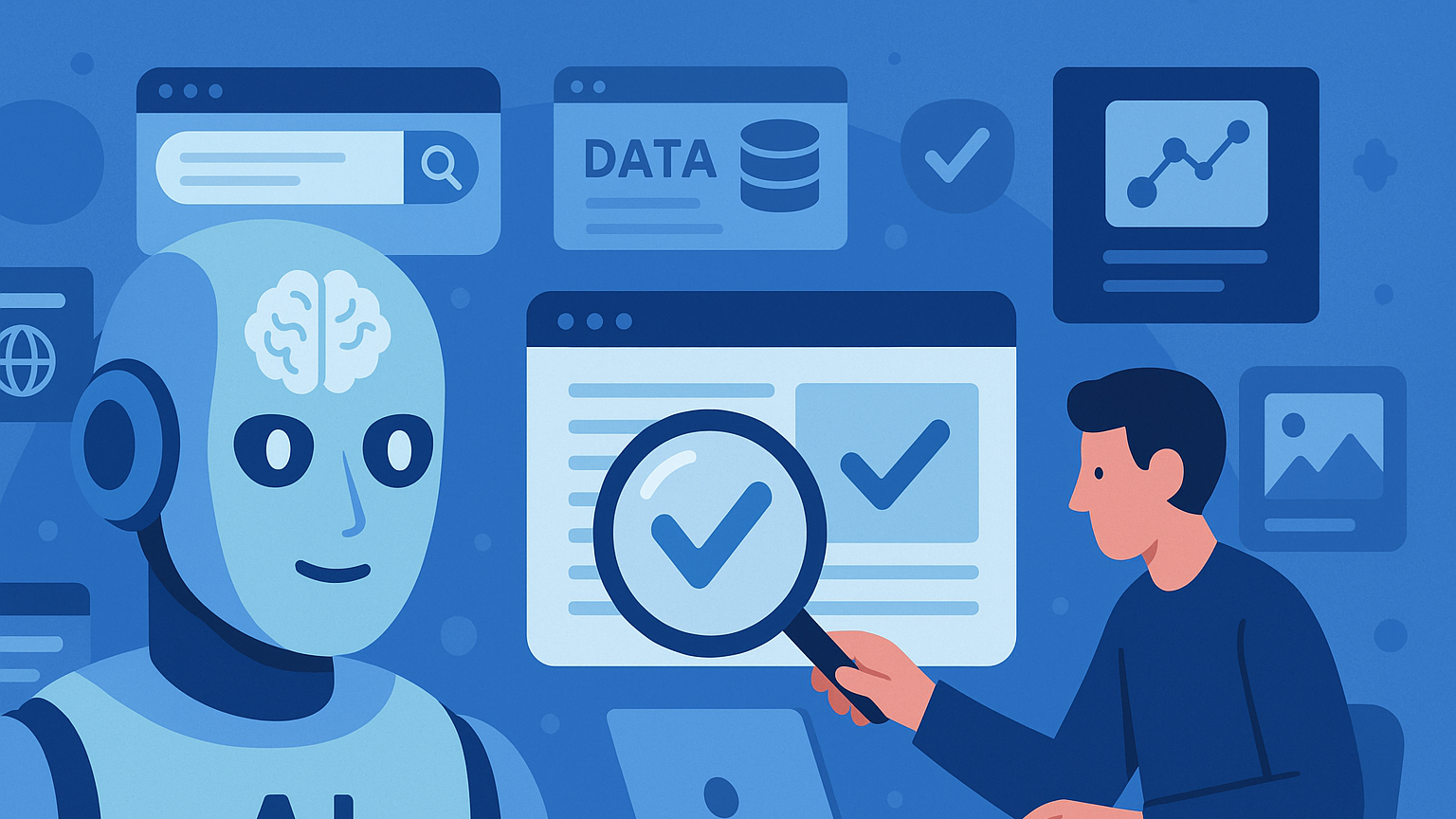 You’ll need a mix of search, database, verification, and collaboration tools that integrate with your content platform