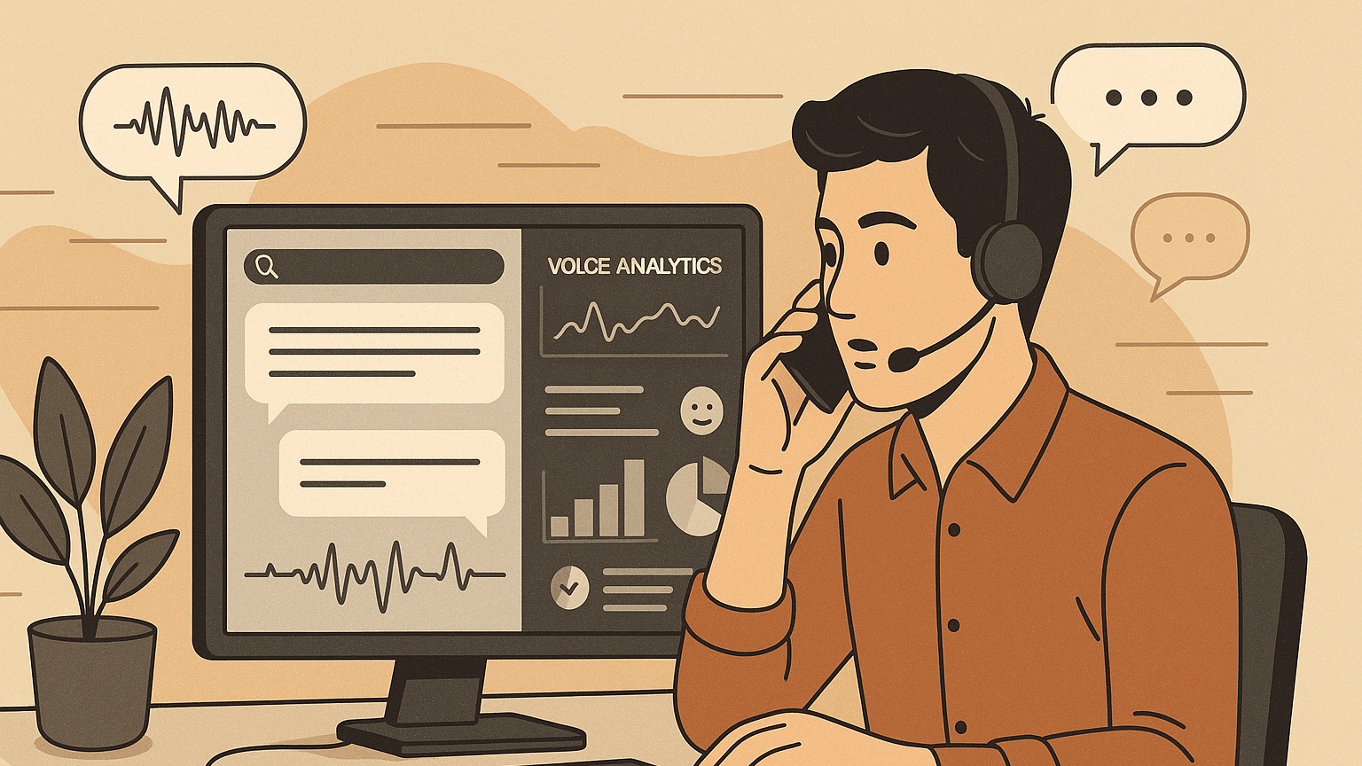 Speech-to-text converts your calls into searchable transcripts, making every conversation a data point