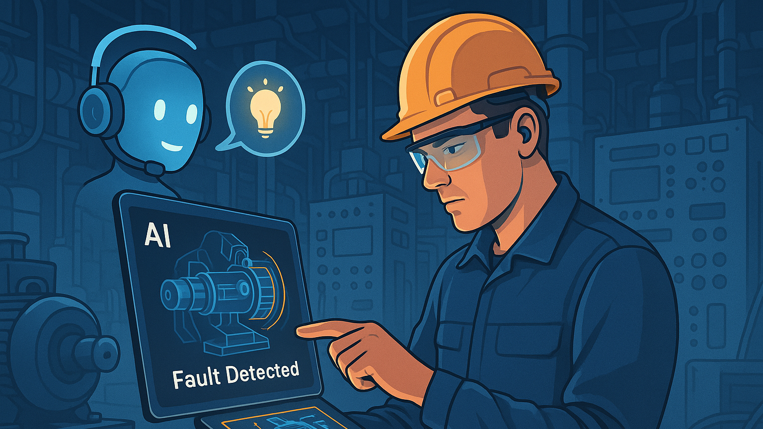 AI enhances production support by improving incident triage, reducing alert fatigue, and enabling smarter operator assistance, all of which increase throughput and reduce downtime