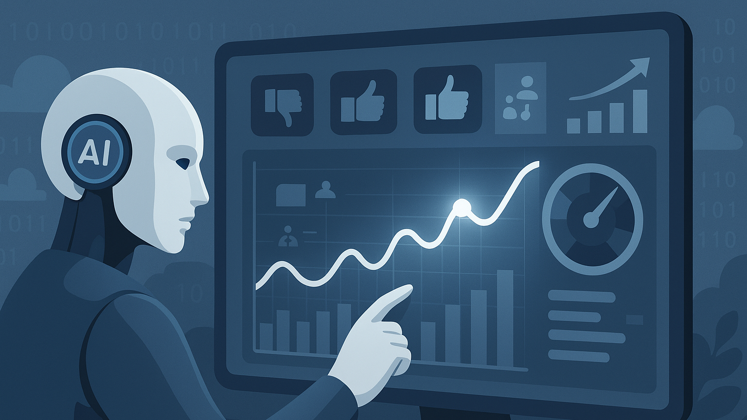 Predictive analytics examines historical and real-time signals to produce scores — for churn risk, expansion probability, or renewal likelihood