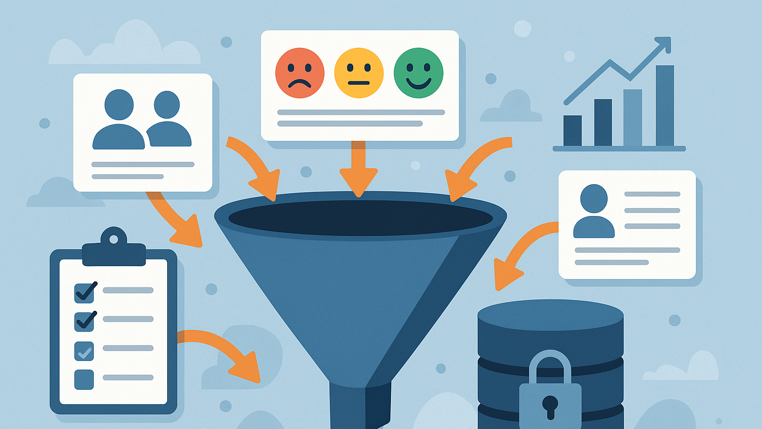 Before the AI analysis, you need a robust pipeline to ingest feedback, tag it with metadata, store it safely, and keep it queryable