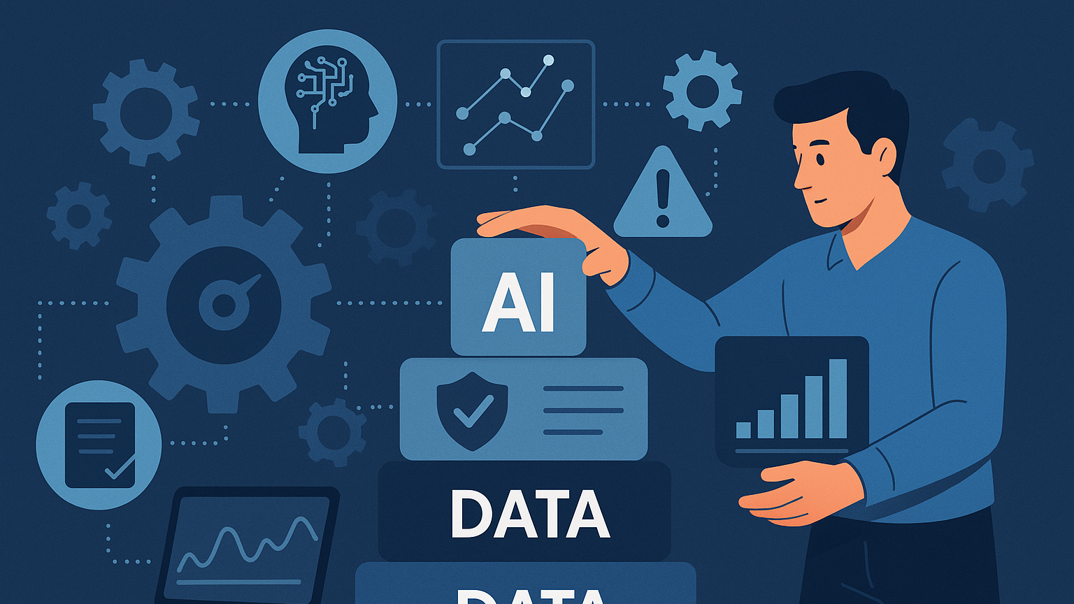 You’ll assemble a stack that integrates data ingestion, model development, deployment, monitoring, and downstream enforcement