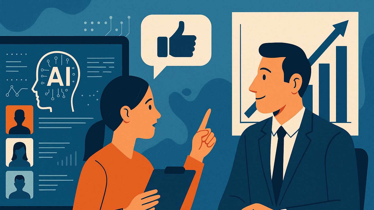 This doesn't mean AI replaces human judgment; instead, it surfaces the most relevant patterns so you can focus your coaching and development efforts where they’ll have the greatest impact