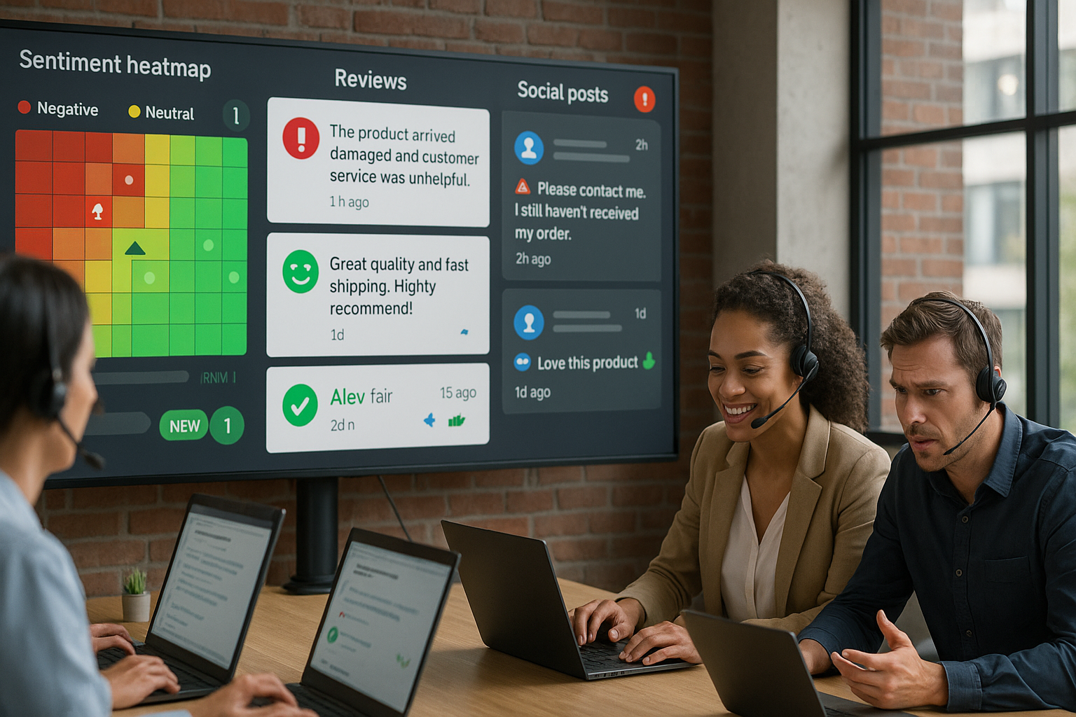 Customer feedback analysis with AI