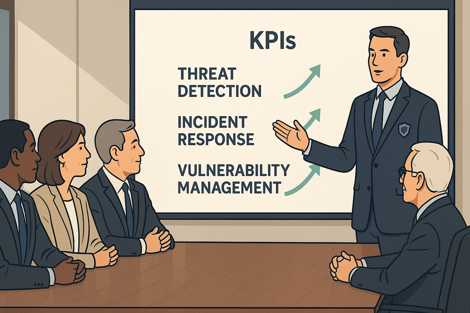 AI cybersecurity threat detection KPIs