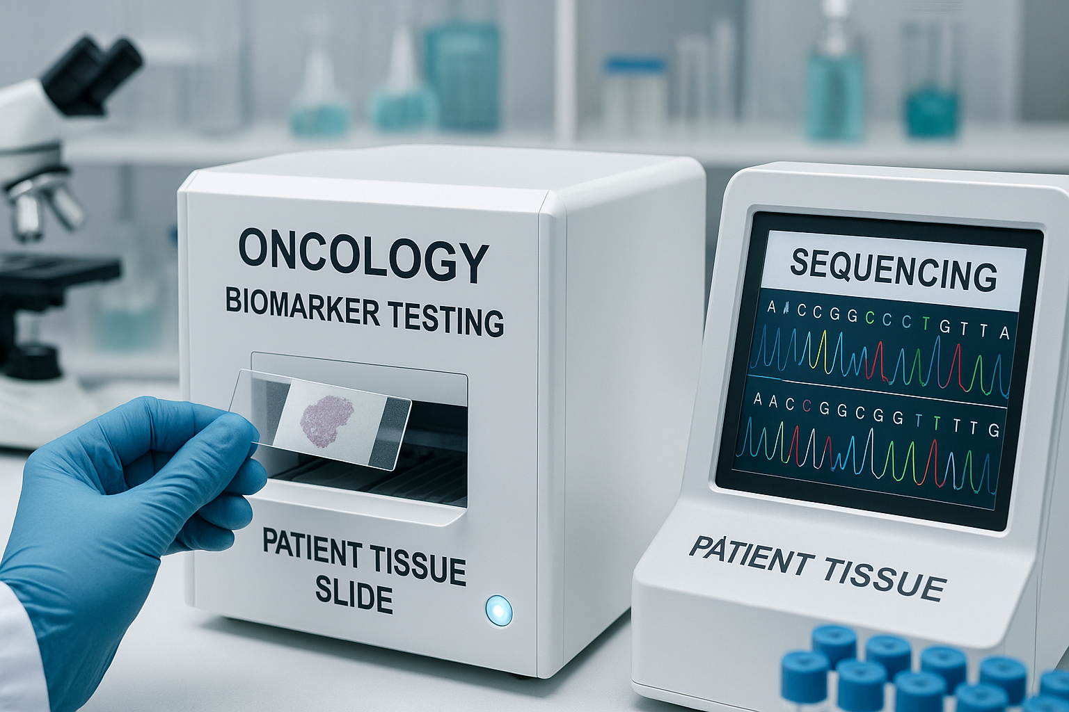 AI oncology biomarker testing and precision medicine