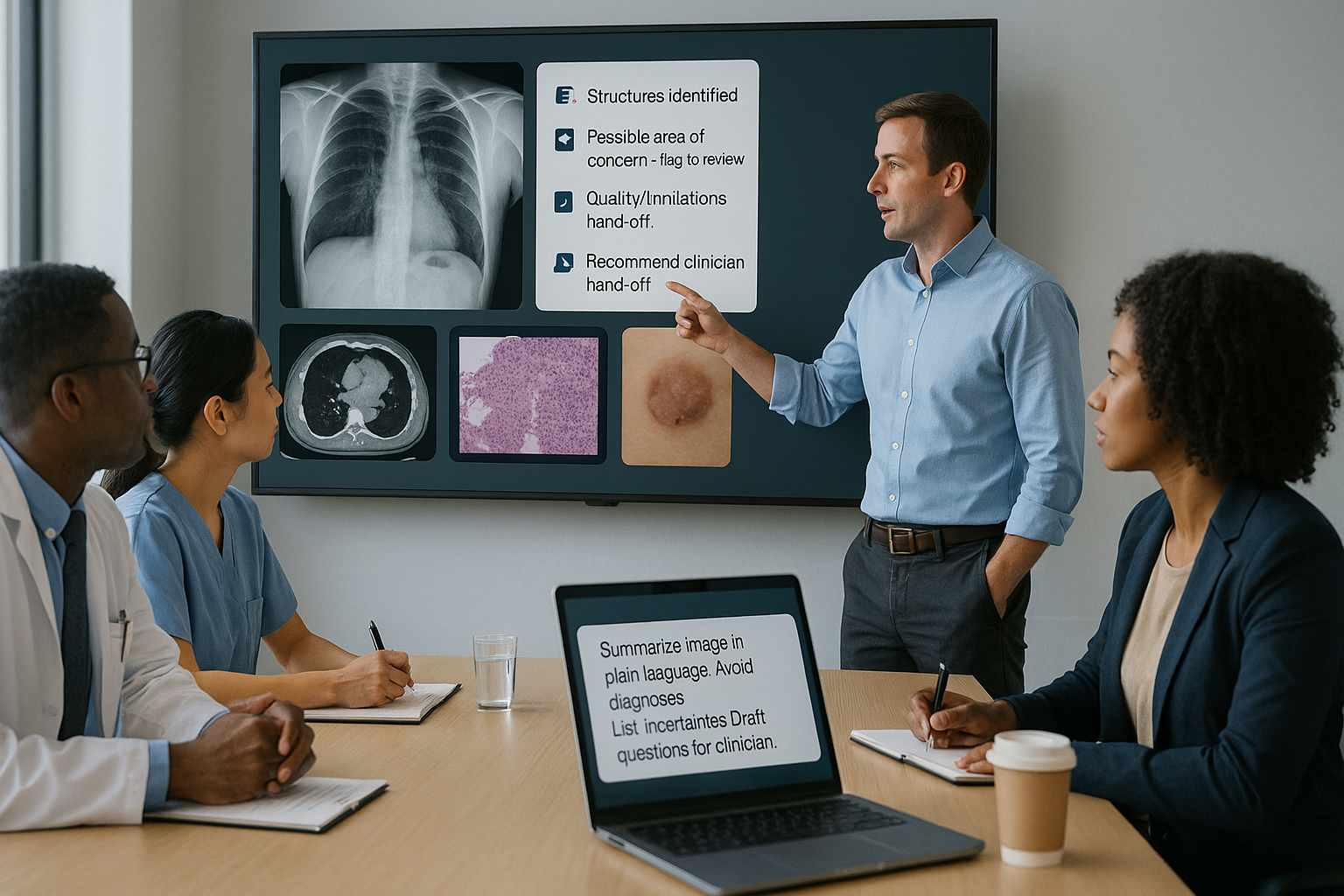 AI radiology and lung cancer imaging analysis