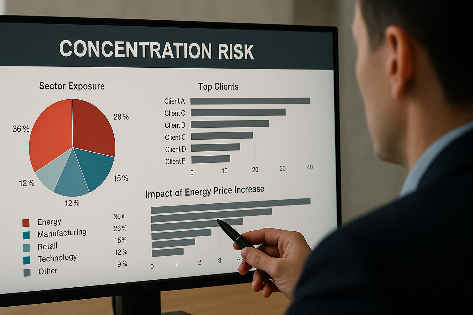 AI concentration risk and financial analysis